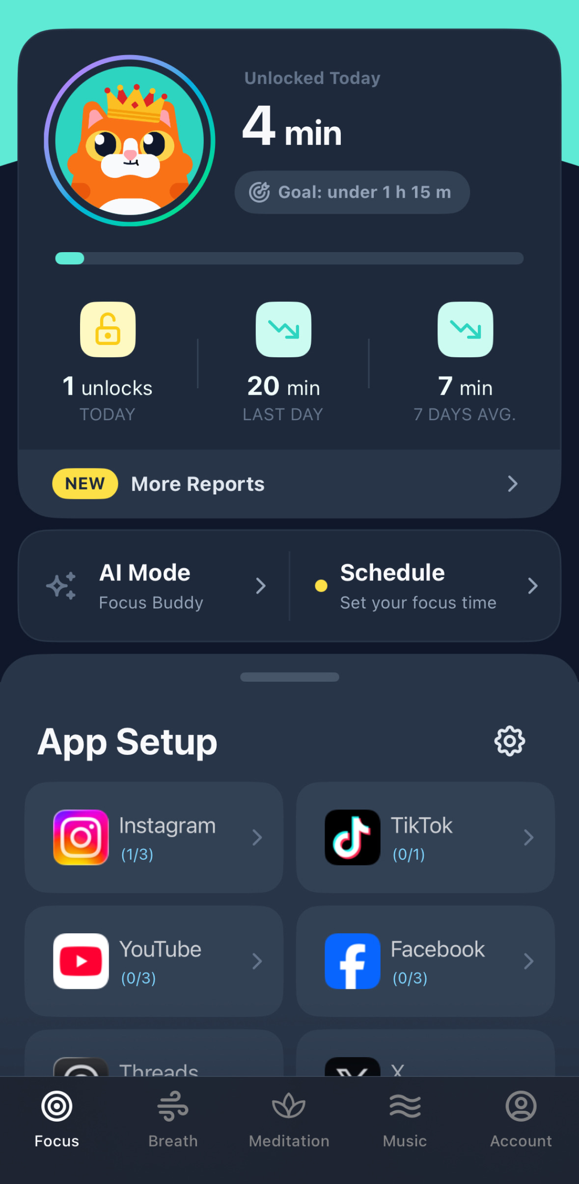 Clarymind App - Focus & Screen Time