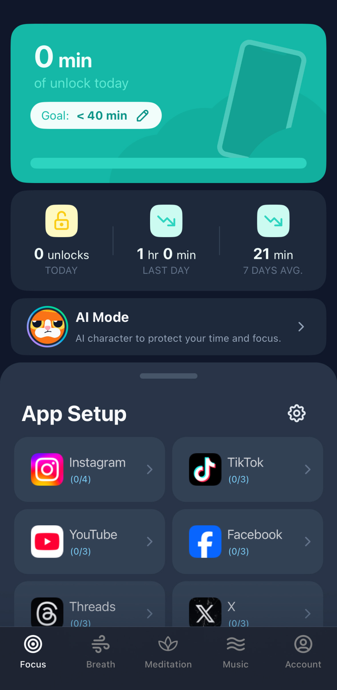 Clarymind App - Screen Time Management